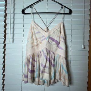 Free People multi-color tank size 8